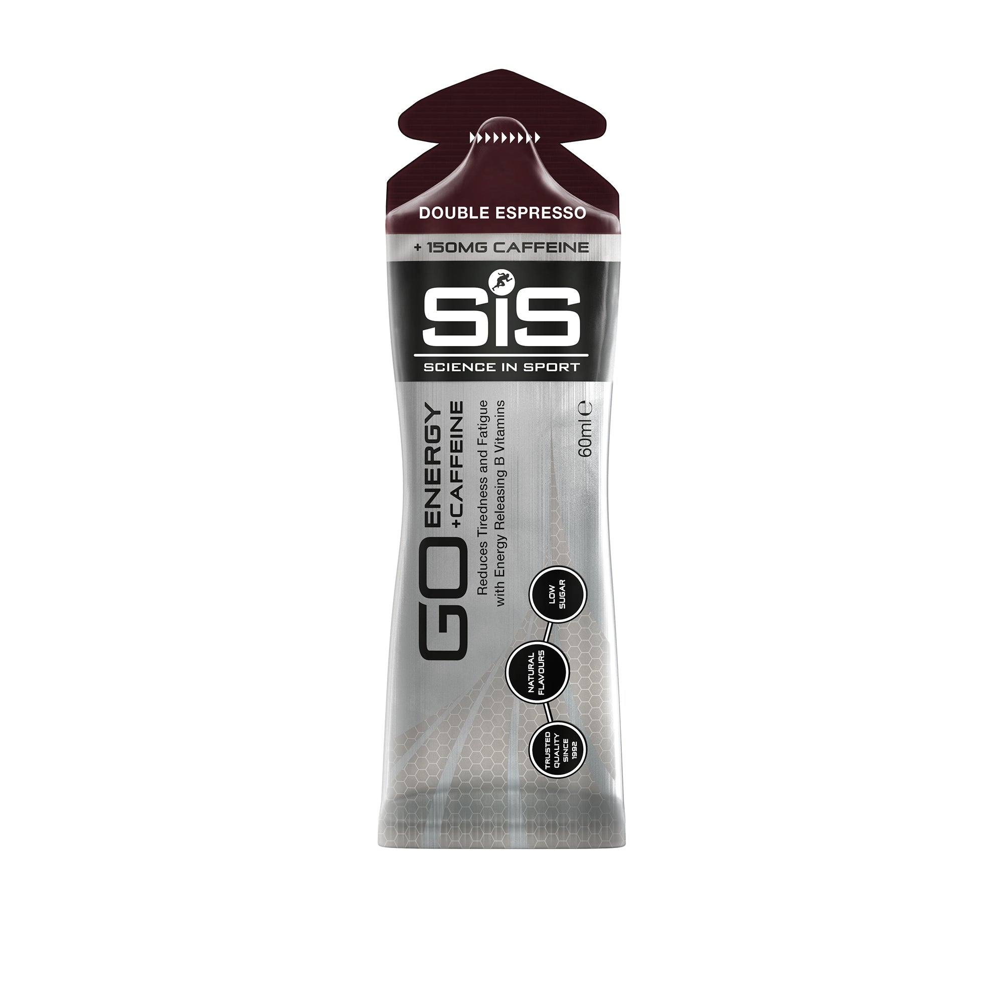 SIS GO Gel Energético/Doble Cafeína 60ml Doble Espresso/Cafeína