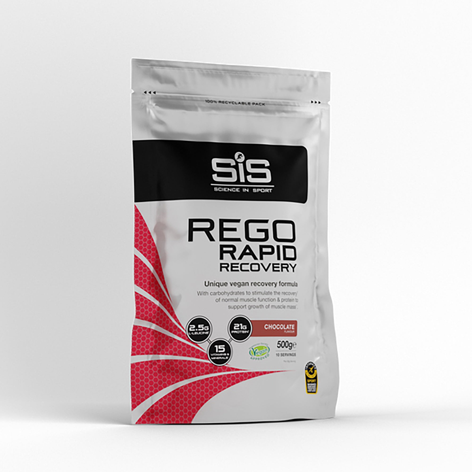 SIS REGO Polvo Recuperador Rápido 500g Chocolate