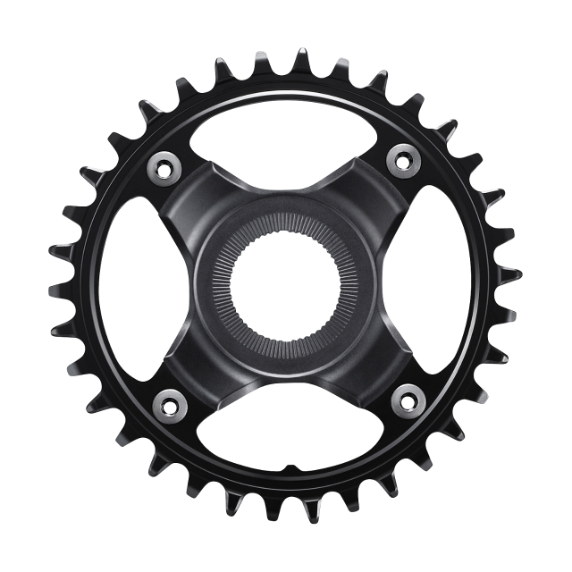 Plato Shimano Steps SM-CRE80-12-B 55mm Sin Guia Cadena Negro