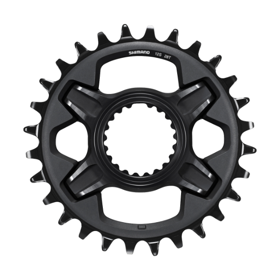 Plato Shimano Deore XT SM-CRM85 12 Velocidades 28d Negro