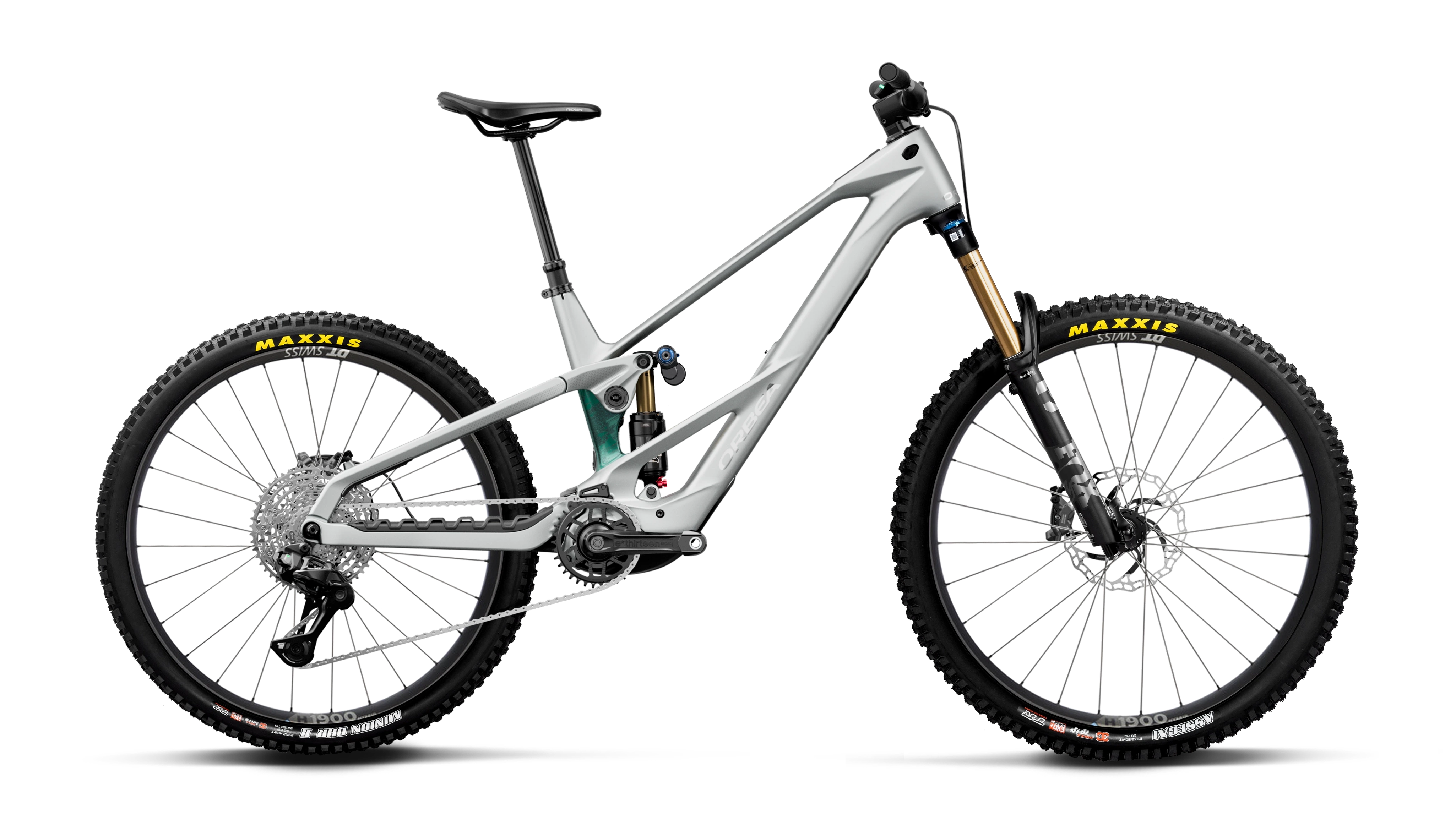 Orbea Wild LT M10 Mullet 2027 Smooth Silver Matt/Escape Green C. View Gloss