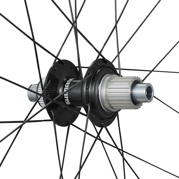 Rueda Trasera Shimano WH-RX880-TL-R12-700C MS 12v Freno Disco Center Lock Negro #2