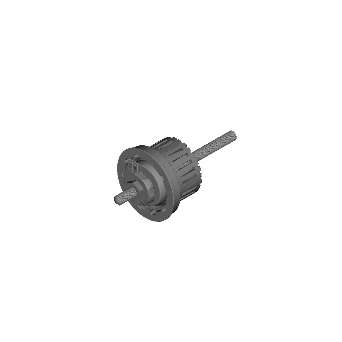 Conjunto Interno Shimano DH-C6000-1R 140mm Plata