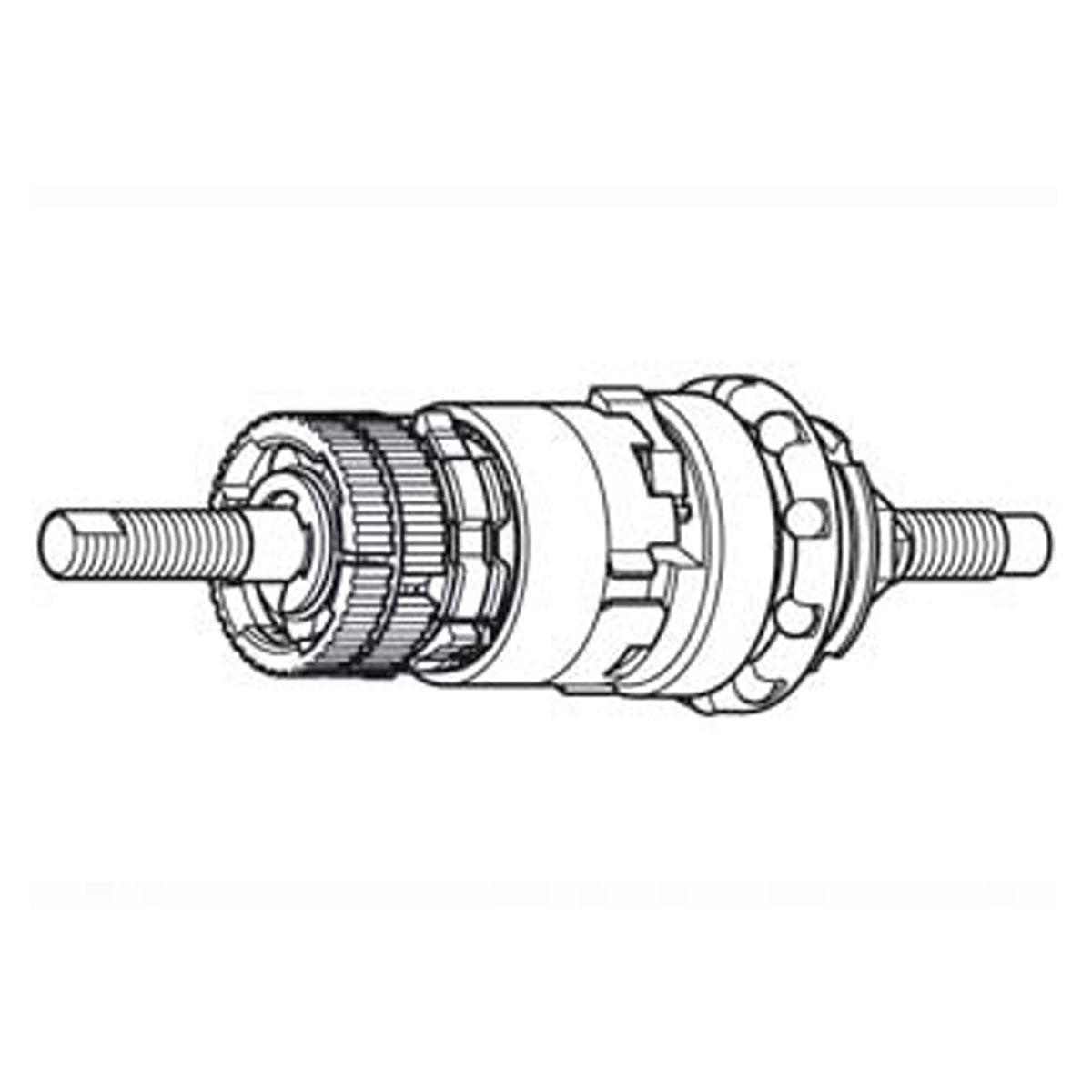 Conjunto Interno Shimano SG-3C41 178mm Plata #2