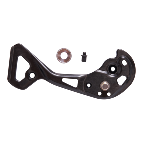 Conjunto Placa Exterior Shimano RD-M9000 GS Negro/Gris