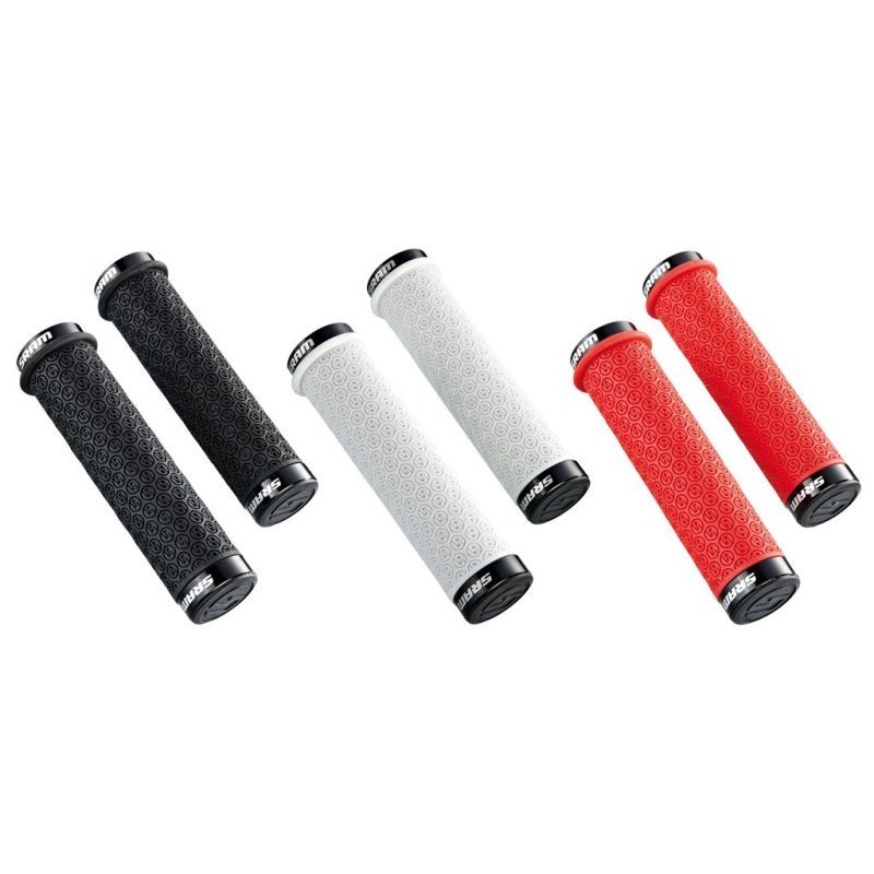 Puños Sram Silicona A-Lock Doble Blanco