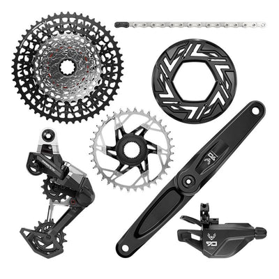 Grupo E-MTB Sram Eagle 90 104 BCD 34d Negro