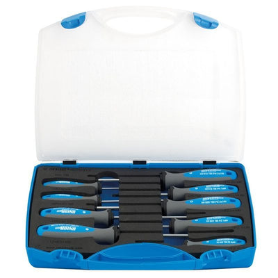 Kit Destornilladores Unior Planos Azul