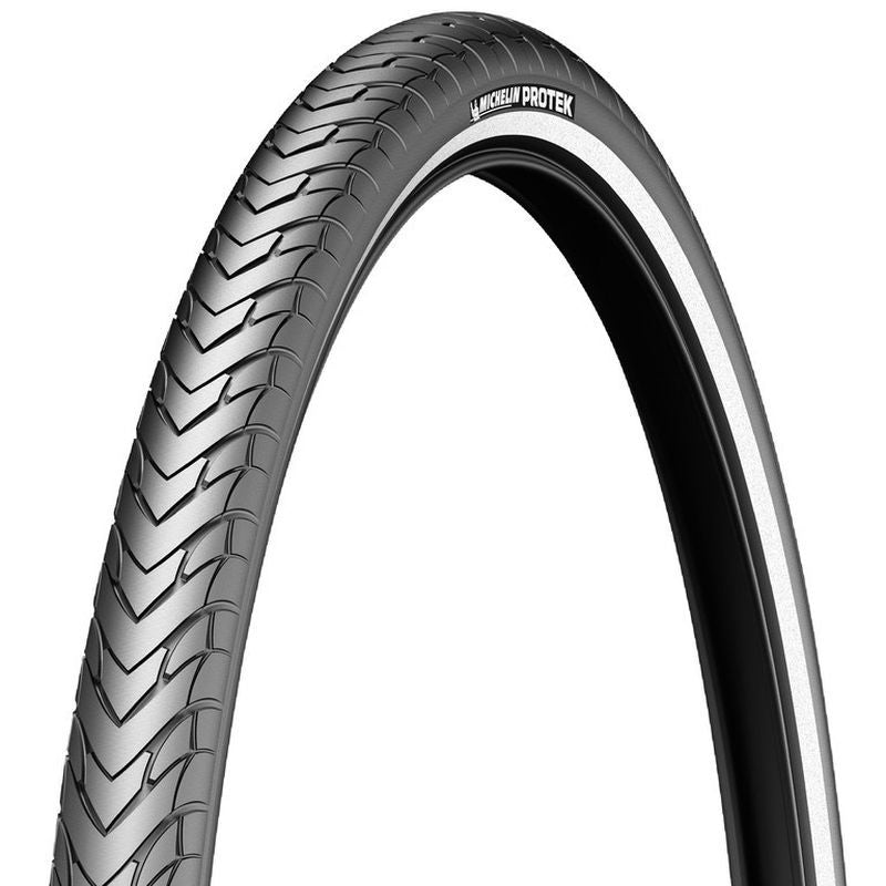 Cubierta Michelin Protek 700x40C Acces Line Rigida Flanco Reflectante Negro