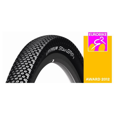 Cubierta Michelin Stargrip 700x35C Flanco Reflectante Negro