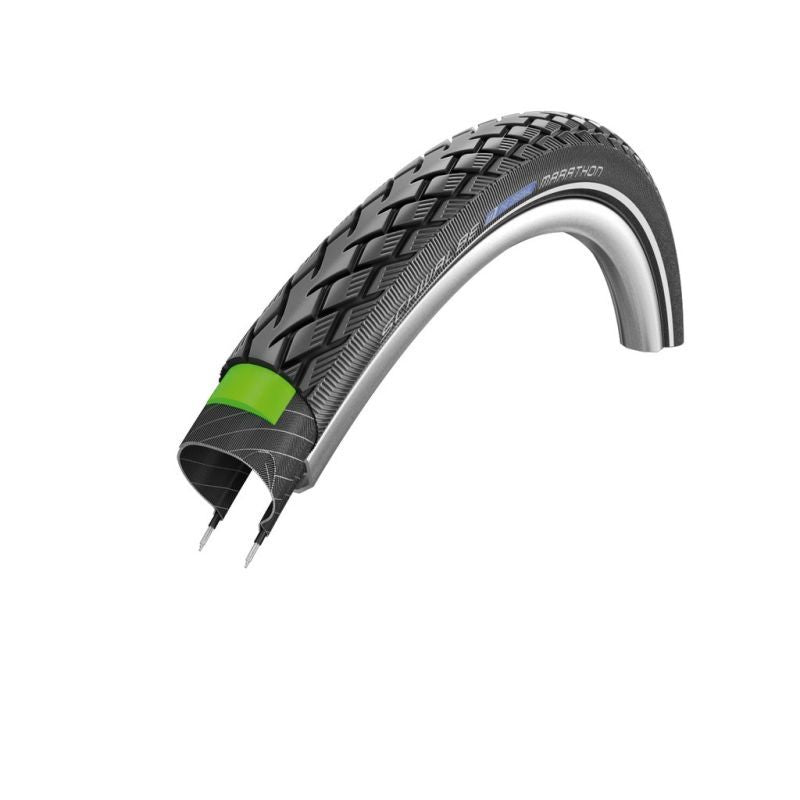 Neumático Ciudad Marathon HS420 Schwalbe Twinskin E-Bike Negro