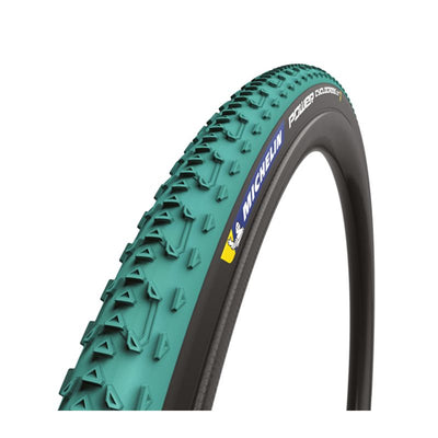 Cubierta Michelin Power Cyclocross Jet 700x33 Tubeless Ready Competition Line Plegable Verde/Negro