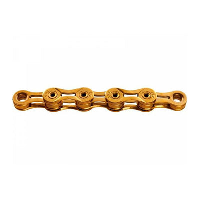 Cadena KMC X9SL Ti-N 114 Eslabones 9v Oro