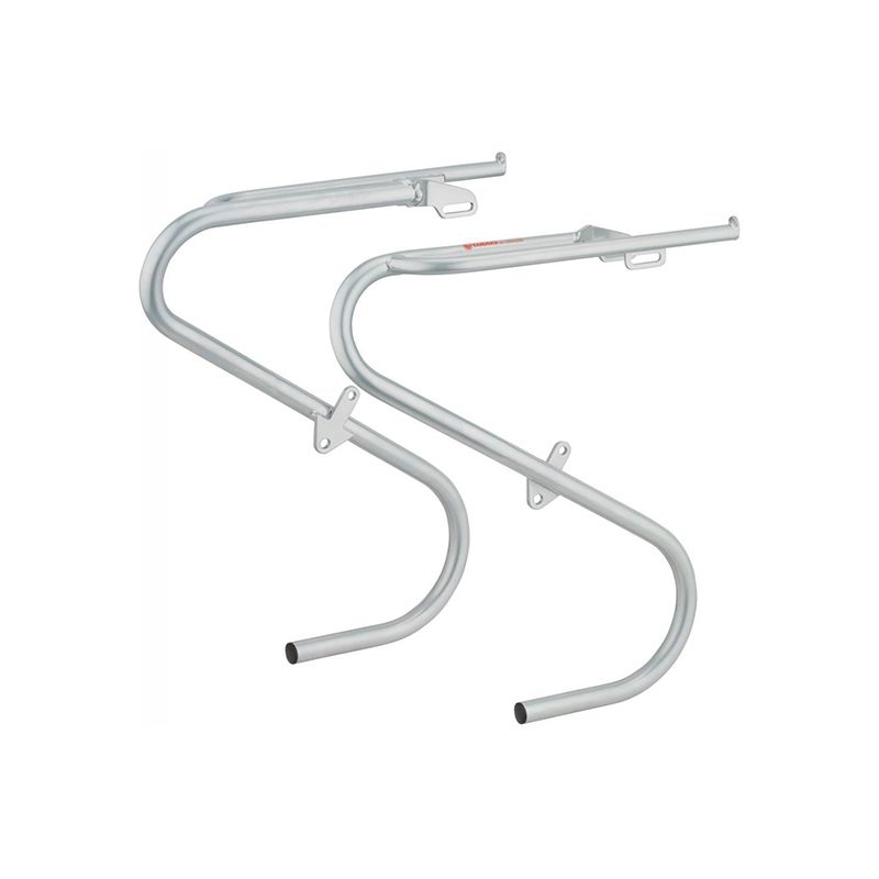 Portabultos Delantero Tubus Duo Lowrider 26-28" Plata