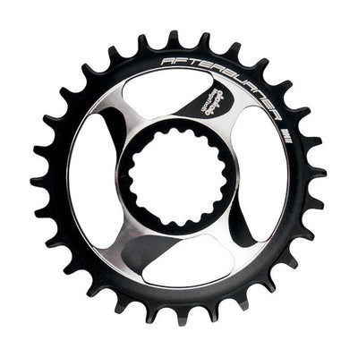 Plato Fsa Afterburner Direct Mount Shimano 12v WA832 Aluminio Negro/Plata