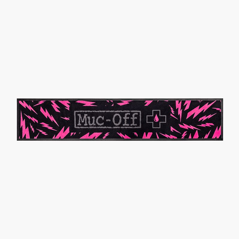 Alfombra Absorbente Muc-Off 2000x400mm Negro/Rosa