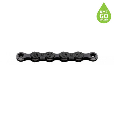 Cadena KMC X12 Waxed 126 Eslabones 12v Negro