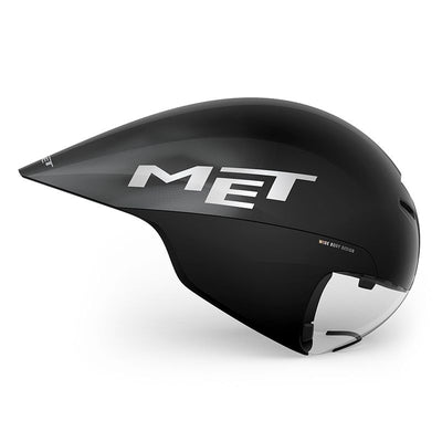 Casco Met Drone Wide Body II Black Metal Glow