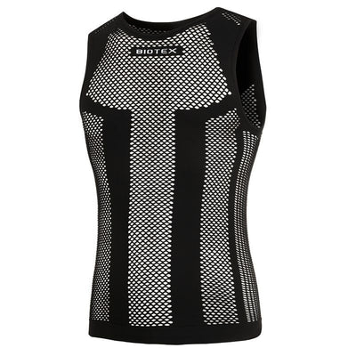 Camiseta Interior Biotex Piuma Sin Costuras Malla Negro