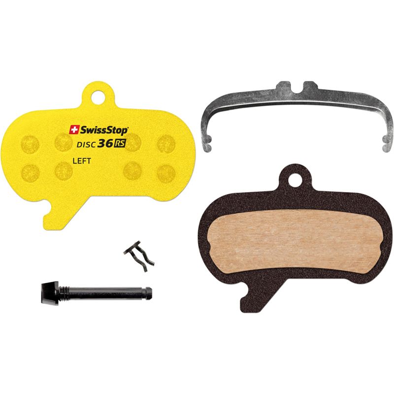 Juego Pastillas Freno Swisstop Disc 36 RS Sram Maven Ultimate/Silver/Bronze Amarillo