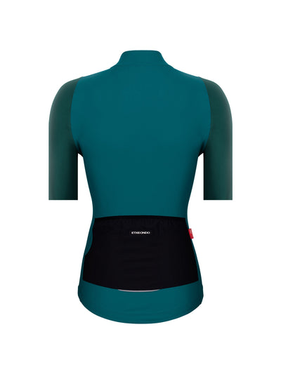 Alda Maillot Mangas Cortas Etxeondo Mujer 2022 Verde Esmeralda #2