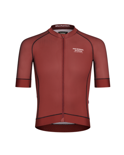 Maillot Manga Corta Pas Normal Studios Mechanism Hombre Maroon #2