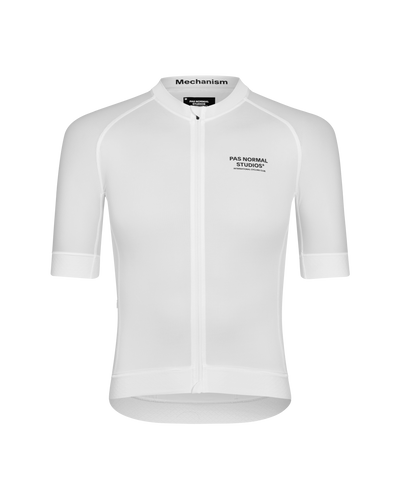 Maillot Manga Corta Pas Normal Studios Mechanism Hombre Blanco #2
