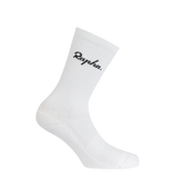 Rapha Baumwoll-Crew-Socken Weiß/Schwarz