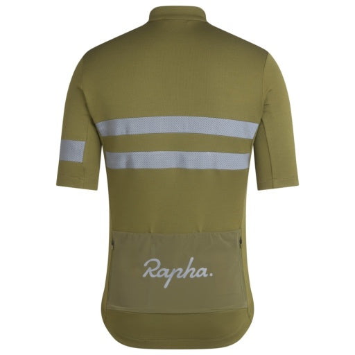 Maillot Rapha Brebet Hombre Dark Khaki/Silver #3