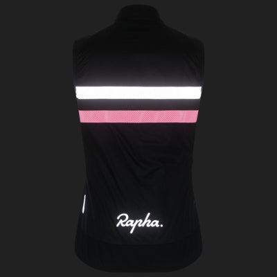 Chaleco Isotérmico Rapha Brebet Mujer Gilet Dark Navy/Hi-Vis Pink #4