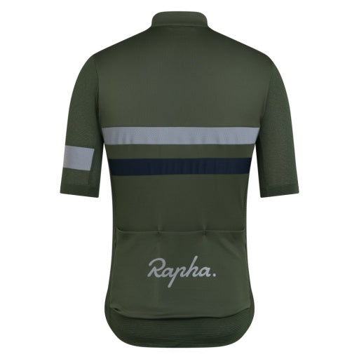 Maillot Rapha Brebet Hombre Deep Olive/Dark Navy #3