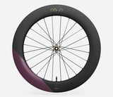 Oquo Vorderrad Rennrad RA80LTD Metallic Mulberry