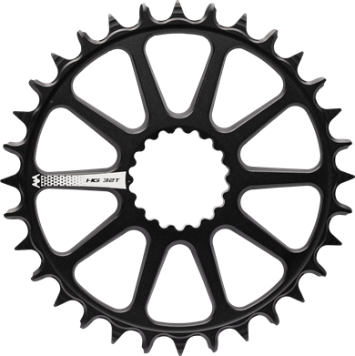 Plato Cannondale SpideRing 10 Arm 55 CL Negro